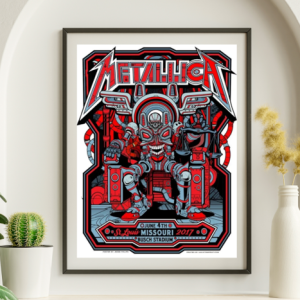 Metallica - Busch Stadium St Louis MO June 4 2017 - Live Concert Poster Wall Art Print - 158133