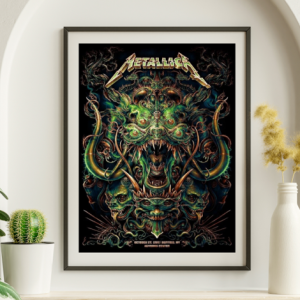 Metallica - Keybank Center Buffalo NY October 27 2018 - Live Concert Poster Wall Art Print - 158136