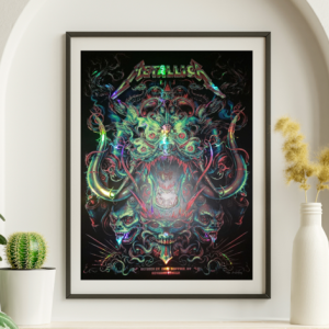 Metallica - Keybank Center Buffalo NY October 27 2018 FOIL - Live Concert Poster Wall Art Print - 158137