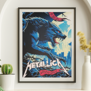 Metallica - Lumen Field Seattle WA August 30 2024 - Live Concert Poster Wall Art Print - 158139