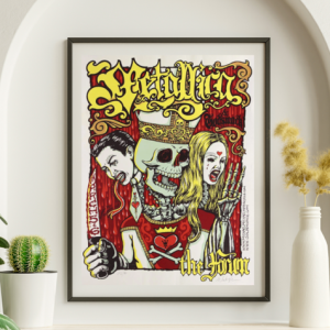 Metallica - The Forum Los Angeles CA March 5 2014 - Live Concert Poster Wall Art Print - 158144