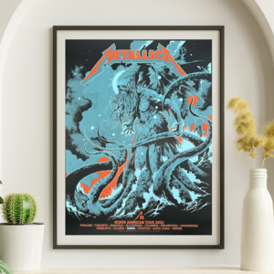 Metallica - North American Tour 2025 Tampa - Live Concert Poster Wall Art Print - 158147