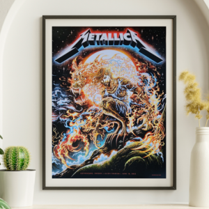Metallica - Ullevi Stadium Gothenburg Sweden June 18 2023 - Live Concert Poster Wall Art Print - 158148