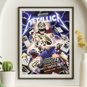 Metallica - Hollywood FL November 6, 2022 - Live Concert Poster Wall Art Print - 158149