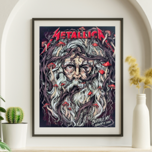 Metallica - Buffalo NY August 11 2022 - Live Concert Poster Wall Art Print - 158151