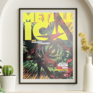 Metallica - Verizon Arena January 20 2019 - Live Concert Poster Wall Art Print - 158152