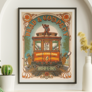 Dead and Company - Golden Gate Park Day 1 August 1 2025 - Live Concert Poster Wall Art Print - 131135