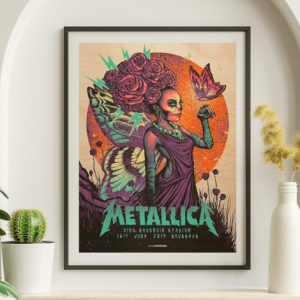 Metallica - King Baudyvin Stadium Brussels June 16 2019 TAN VARIANT - Live Concert Poster Wall Art Print - 158155