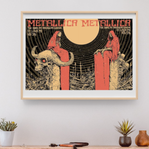 Metallica - The Dome Americas Center St Louis MO FULLSHEET November 3 2023 – Live Concert Poster Wall Art Print - 158158