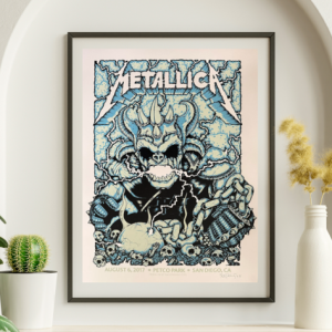 Metallica - Petco Park San Diego CA August 6, 2017 - Live Concert Poster Wall Art Print - 158159