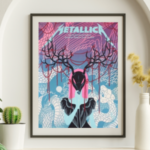 Metallica - King Baudyvin Stadium Brussels June 16 2019 - Live Concert Poster Wall Art Print - 158160