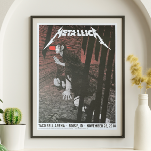 Metallica - Taco Bell Arena Boise ID November 28 2018 - Live Concert Poster Wall Art Print - 158161
