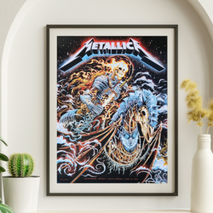 Metallica - Ullevi Stadium Gothenburg Sweden June 16 2023 - Live Concert Poster Wall Art Print - 158165