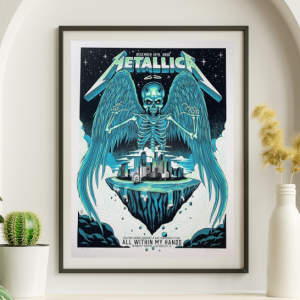 Metallica - Microsoft Theater Los Angeles CA December 16, 2022 - Live Concert Poster Wall Art Print - 158166