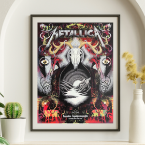 Metallica - Hammelina Finland July 16, 2019 RED VARIANT - Live Concert Poster Wall Art Print - 158168