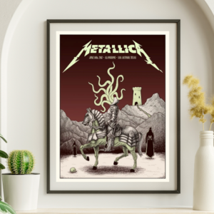 Metallica - Alamadome San Antonia TX June 14 2017 - Live Concert Poster Wall Art Print - 158170