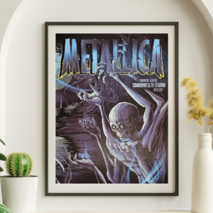 Metallica - Commonwealth Stadium Edmonton Alberta CA August 25 2024 - Live Concert Poster Wall Art Print - 158172