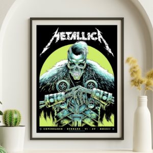 Metallica - Copenhagen Denmark June 15 2022 - Live Concert Poster Wall Art Print - 158173