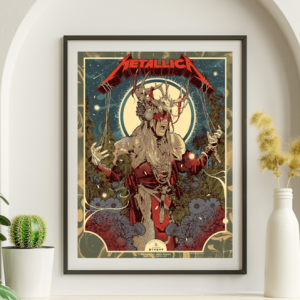 Metallica - Letnany Airport Prague June 22 2022 - Live Concert Poster Wall Art Print - 158174