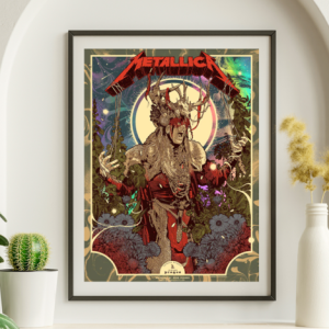 Metallica - Letnany Airport Prague June 22 2022 FOIL - Live Concert Poster Wall Art Print - 158175