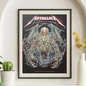 Metallica - Rock Werchter at Festivalpark Belgium July 1 2022 - Live Concert Poster Wall Art Print - 158177
