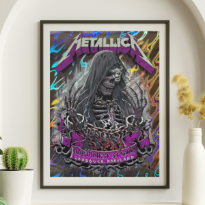 Metallica - Northwest Stadium Landover MD May 28 2025 FOIL 2 - Live Concert Poster Wall Art Print - 158178