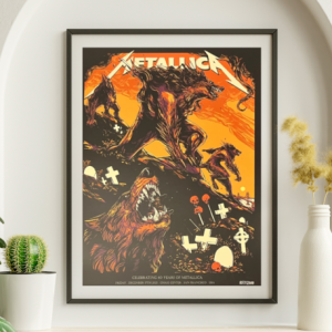 Metallica - Chase Center San Francisco CA December 17 2021 - Live Concert Poster Wall Art Print - 158186
