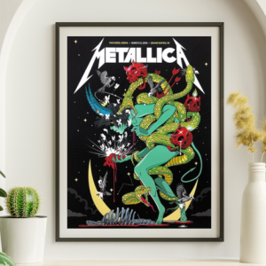 Metallica - Van Andel Arena Grand Rapids MI March 13, 2019 - Live Concert Poster Wall Art Print - 158190