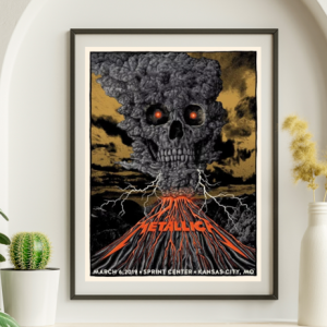 Metallica - Sprint Center Kansas City MO March 6, 2019 - Live Concert Poster Wall Art Print - 158191