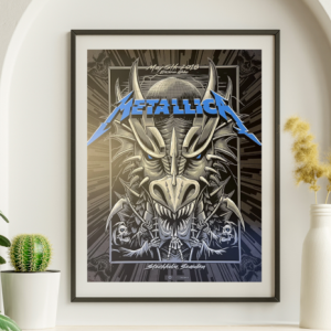 Metallica - Ericsson Globe Stockholm Sweden May 5 2018 - Live Concert Poster Wall Art Print - 158193