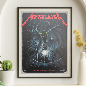 Metallica - Montreal Quebec July 19 2017 - Live Concert Poster Wall Art Print - 158194