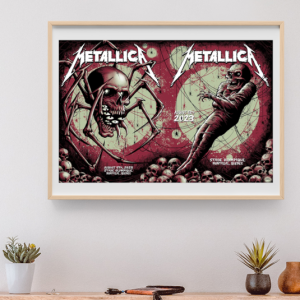 Metallica - Stade Olympique Montreal Quebec August 11 2023 FULLSHEET – Live Concert Poster Wall Art Print - 158196