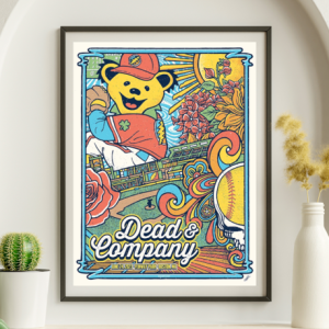 Dead and Company - Fenway Park Boston MA June 24 2023 - Live Concert Poster Wall Art Print - 131197