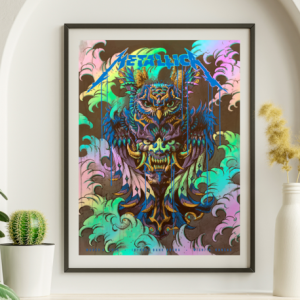 Metallica - Intrust Bank Arena Wichita KS March 4 2019 FOIL - Live Concert Poster Wall Art Print - 158219