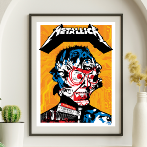 Metallica - Webster Hall New York NY June 27 2016 ORANGE VARIANT - Live Concert Poster Wall Art Print - 158220