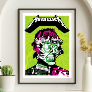 Metallica - Webster Hall New York NY June 27 2016 GREEN VARIANT - Live Concert Poster Wall Art Print - 158221