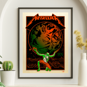 Metallica - East Rutherford NJ May 14 2017 PEARL VARIANT - Live Concert Poster Wall Art Print - 158226