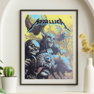 Metallica - Kansas City MO March 6 2019 - Live Concert Poster Wall Art Print - 158230