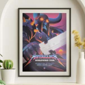 Metallica - Bell MTS Place Winnipeg Manitoba Canada September 13 2018 - Live Concert Poster Wall Art Print - 158231