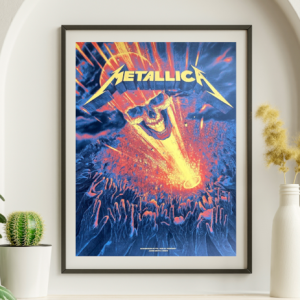 Metallica - Ekebergsletta Oslo Norway June 26 2024 - Live Concert Poster Wall Art Print - 158232