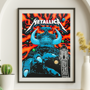 Metallica - Santiago Chile April 27 2022 - Live Concert Poster Wall Art Print - 158233