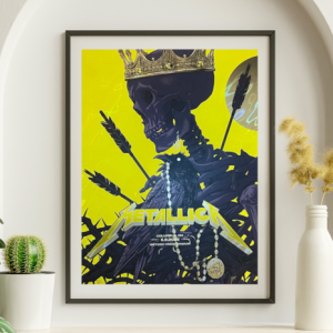 Metallica - Historic Crew Stadium Columbus OH May 9 2025 YELLOW VARIANT - Live Concert Poster Wall Art Print - 158235