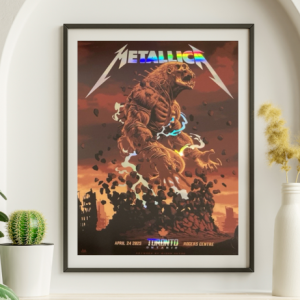 Metallica - Rogers Centre Ontario Canada April 24 2025 FOIL - Live Concert Poster Wall Art Print - 158238