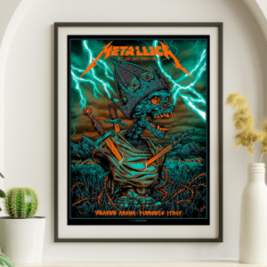 Metallica - Visarno Arena Florence Italy June 19 2022 - Live Concert Poster Wall Art Print - 158239