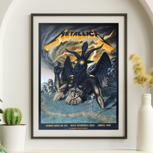 Metallica - United Supermarkets Arena Lubbock TX March 2 2019 - Live Concert Poster Wall Art Print - 158247