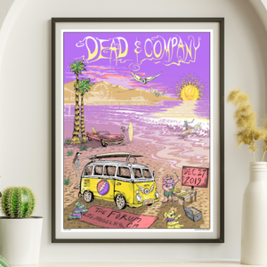 Dead and Company - The Forum Los Angeles CA December 27 2019 - Live Concert Poster Wall Art Print - 131202