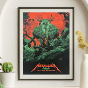 Metallica - Olympic Stadium Helsinki Finland June 7 2024 - Live Concert Poster Wall Art Print - 158253