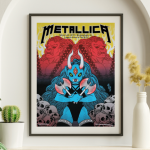 Metallica - Legacy Arena BJCC Birmingham AL January 22 2019 - Live Concert Poster Wall Art Print - 158257