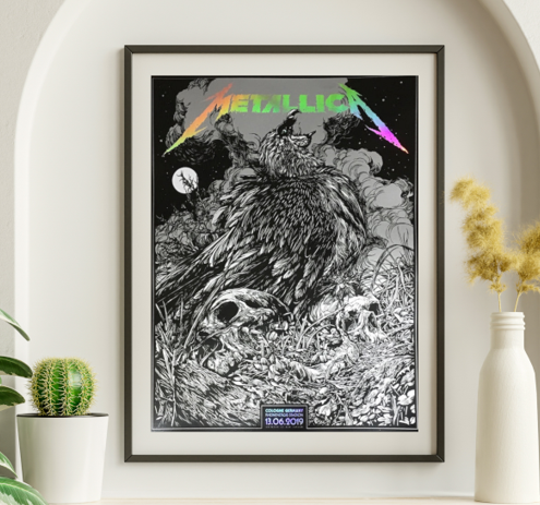 Metallica - Cologne Germany June 13 2019 - Live Concert Poster Wall Art Print - 158270