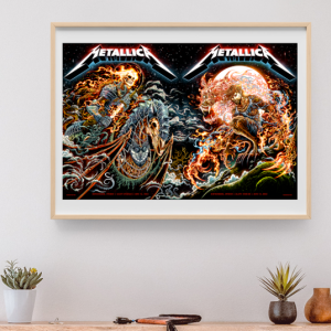 Metallica - Ullevi Stadium Gothenberg Sweden June 16 2023 FULLSHEET – Live Concert Poster Wall Art Print - 158272